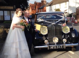 Rolls Royce wedding car hire in Leatherhead